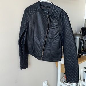 Fake leather jacket